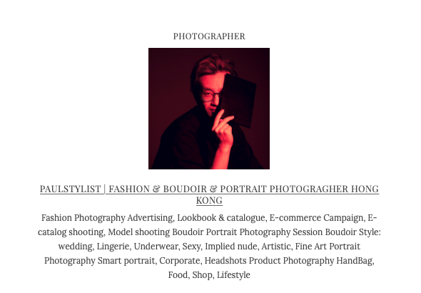 famous top 10 photographer hong kong paulstylist photographer hk 香港最出名攝影師頭10名