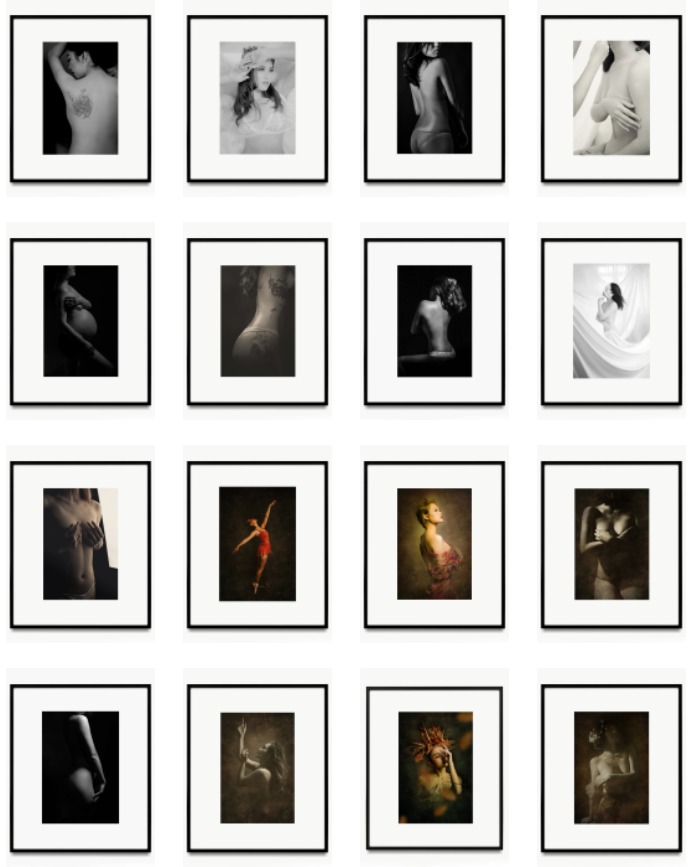 Boudoir photography packages